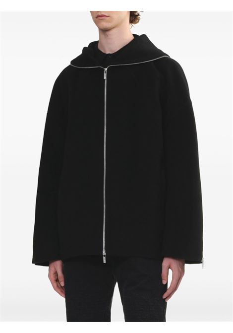 Black zip-up hooded jacket Helmut lang - men HELMUT LANG | O07HM496001